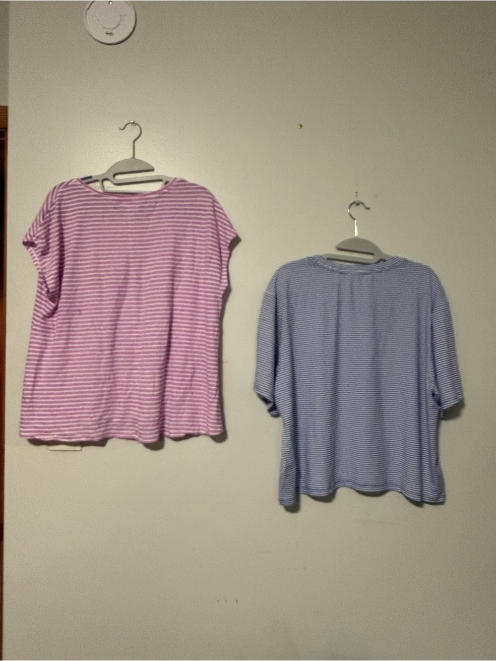 J. Jill Spyder Women's Striped Tops Bundle of 2 Short Sleeve Tees